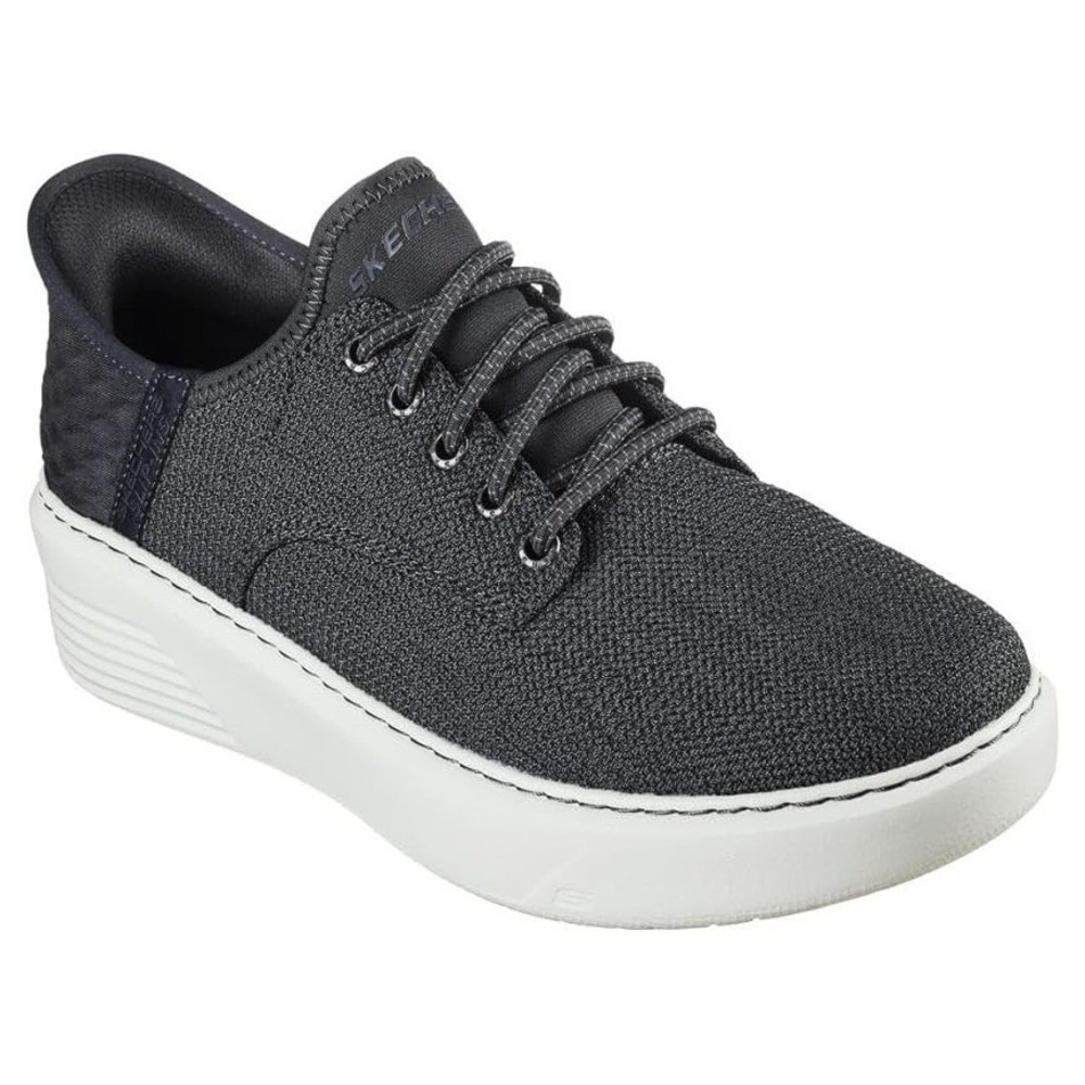 Skechers Hands Free Slip-ins Viewson Relco Men's Shoes Size 7.5 Low Top Charcoal